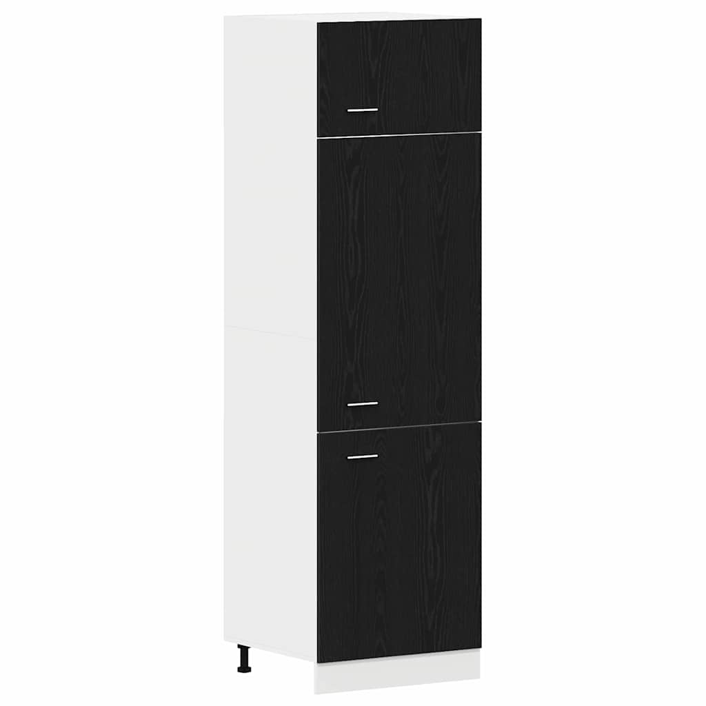 Hanging Cabinet Lyon Black Oak 60 x 31 x 207 cm Engineered Wood