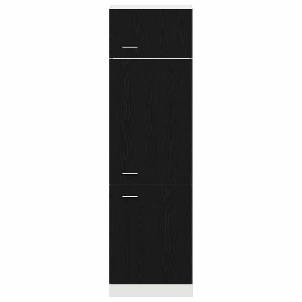 Hanging Cabinet Lyon Black Oak 60 x 31 x 207 cm Engineered Wood