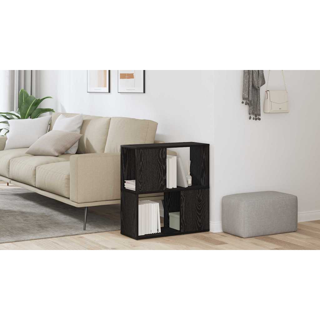 TV Cabinet Set Black 60 x 24 x 63 cm Engineered Wood
