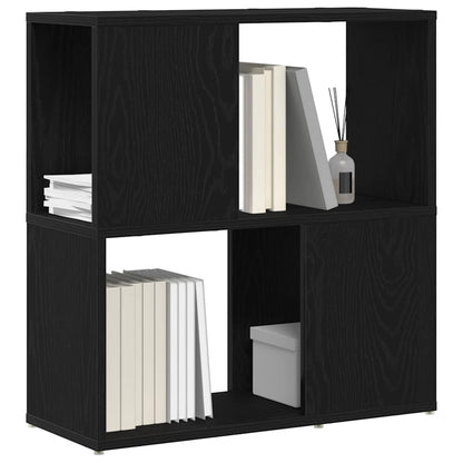 TV Cabinet Set 60 x 24 x 63 cm Black Engineered Wood