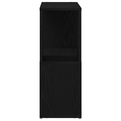 TV Cabinet Set 60 x 24 x 63 cm Black Engineered Wood