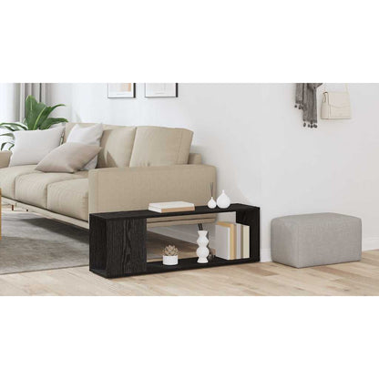 TV Cabinet Set Black 100 x 24 x 63 cm Engineered Wood