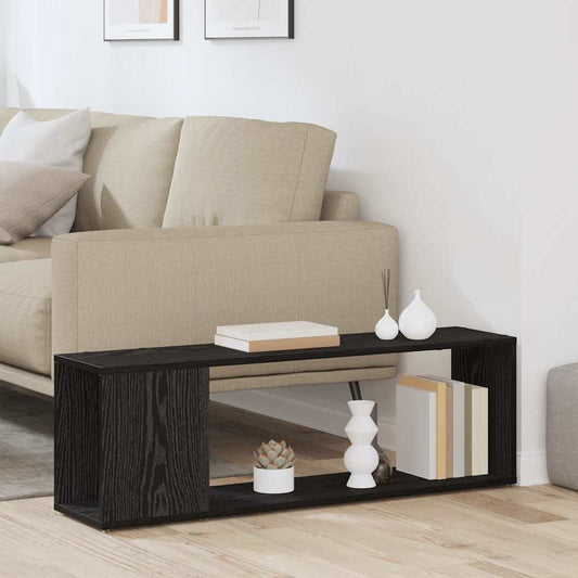 TV Cabinet Set 100 x 24 x 63 cm Black Engineered Wood