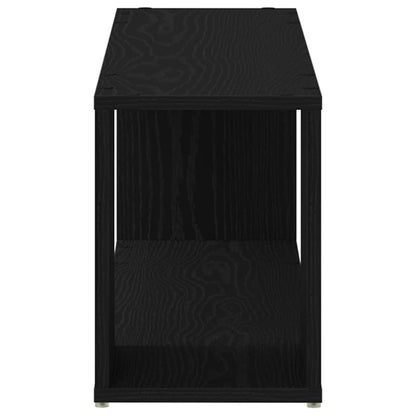 TV Cabinet Set 100 x 24 x 63 cm Black Engineered Wood