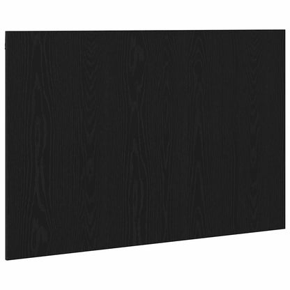 Bed Headboard Wall-mounted Black Oak Engineered Wood