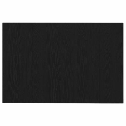 Bed Headboard Wall-mounted Black Oak Engineered Wood