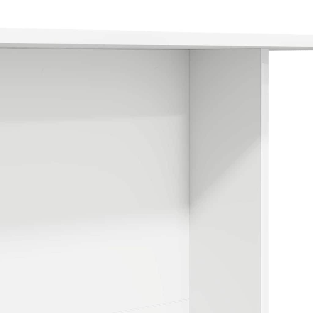 Dining Table White 110 x 60 x 75 cm Engineered Wood