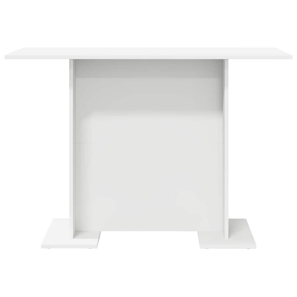 Dining Table White 110 x 60 x 75 cm Engineered Wood