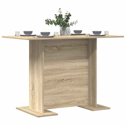 Dining Table 110 x 60 x 75 cm Engineered Wood Sonoma Oak