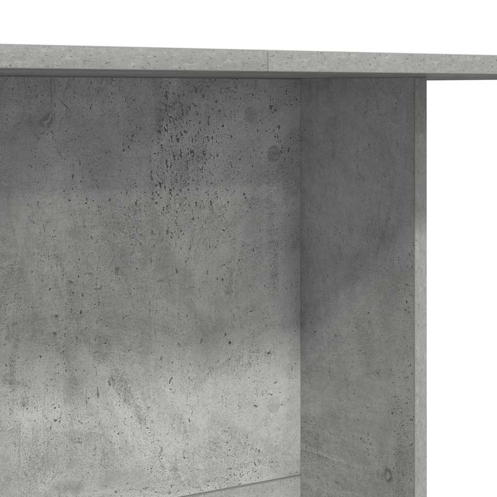 Dining Table 110 x 60 x 75 cm Engineered Wood Concrete Grey