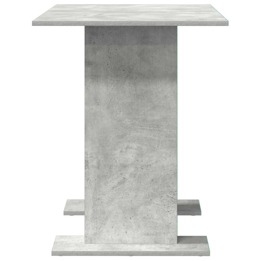 Dining Table 110 x 60 x 75 cm Engineered Wood Concrete Grey