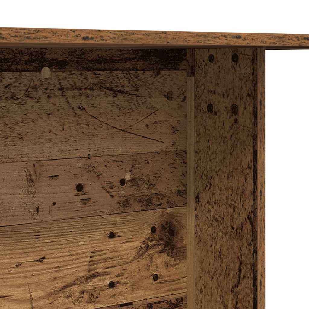 Dining Table Old Wood 110 x 60 x 75 cm Engineered Wood