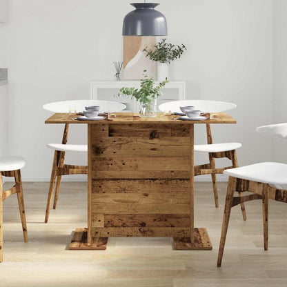 Dining Table Old Wood 110 x 60 x 75 cm Engineered Wood