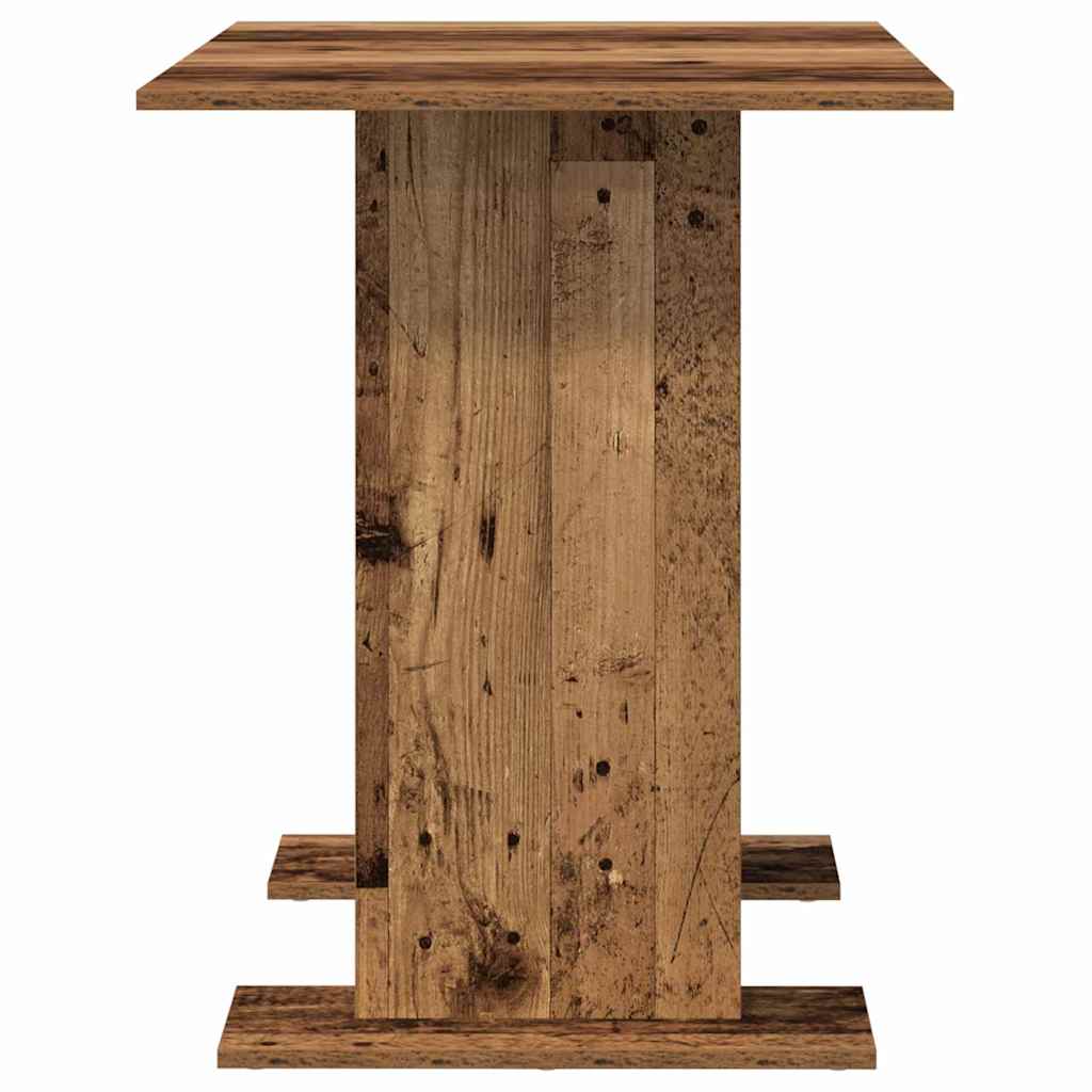 Dining Table Old Wood 110 x 60 x 75 cm Engineered Wood