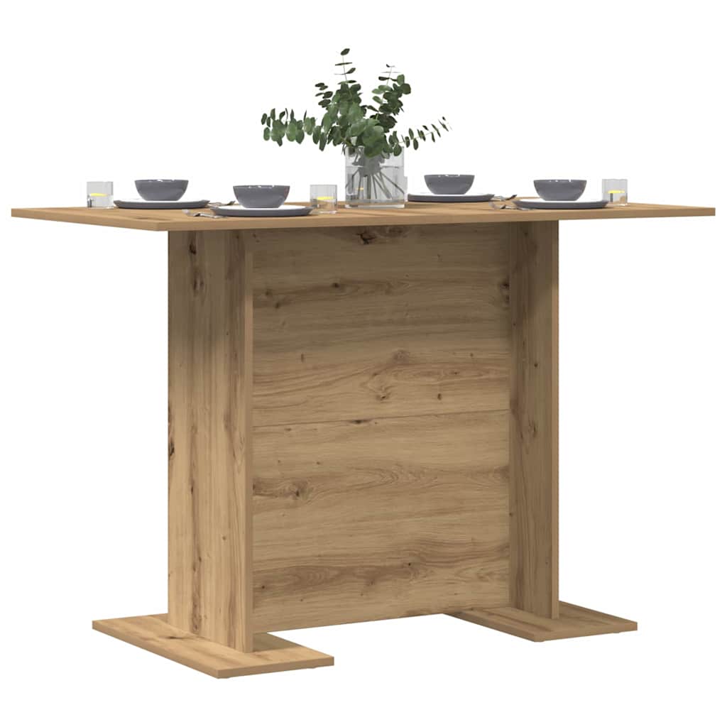 Dining Table Artisan oak 110 x 60 x 75 cm Engineered wood