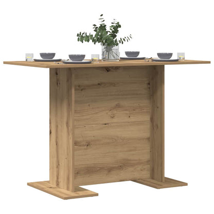 Dining Table Artisan oak 110 x 60 x 75 cm Engineered wood