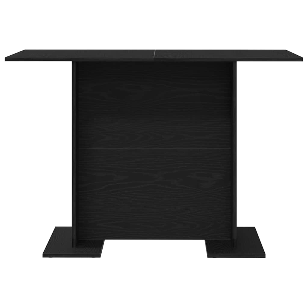 Dining Table Black oak 110 x 60 x 75 cm Engineered wood