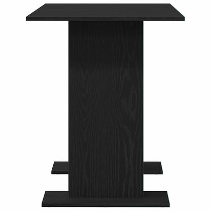 Dining Table Black oak 110 x 60 x 75 cm Engineered wood