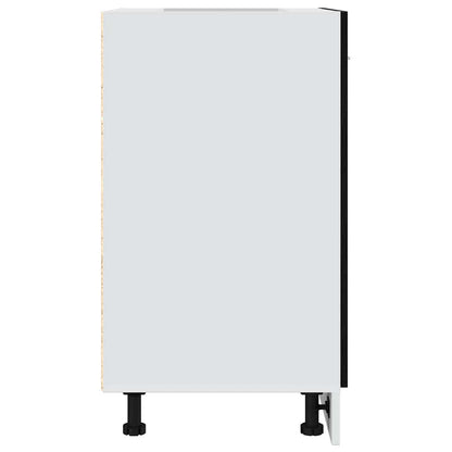 Bottom Cabinet Black Oak 60x46x81.5 cm Engineered Wood