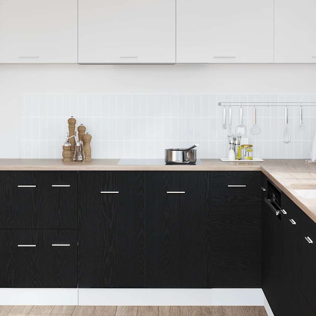 Sink Bottom Cabinet Black Oak 80x46x81,5 cm Engineered Wood