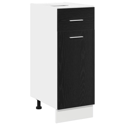 Hanging Cabinet Black Oak 30 x 46 x 81.5 cm Engineered Wood