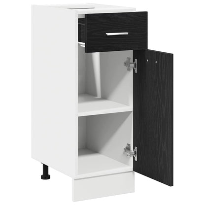 Hanging Cabinet Black Oak 30 x 46 x 81.5 cm Engineered Wood