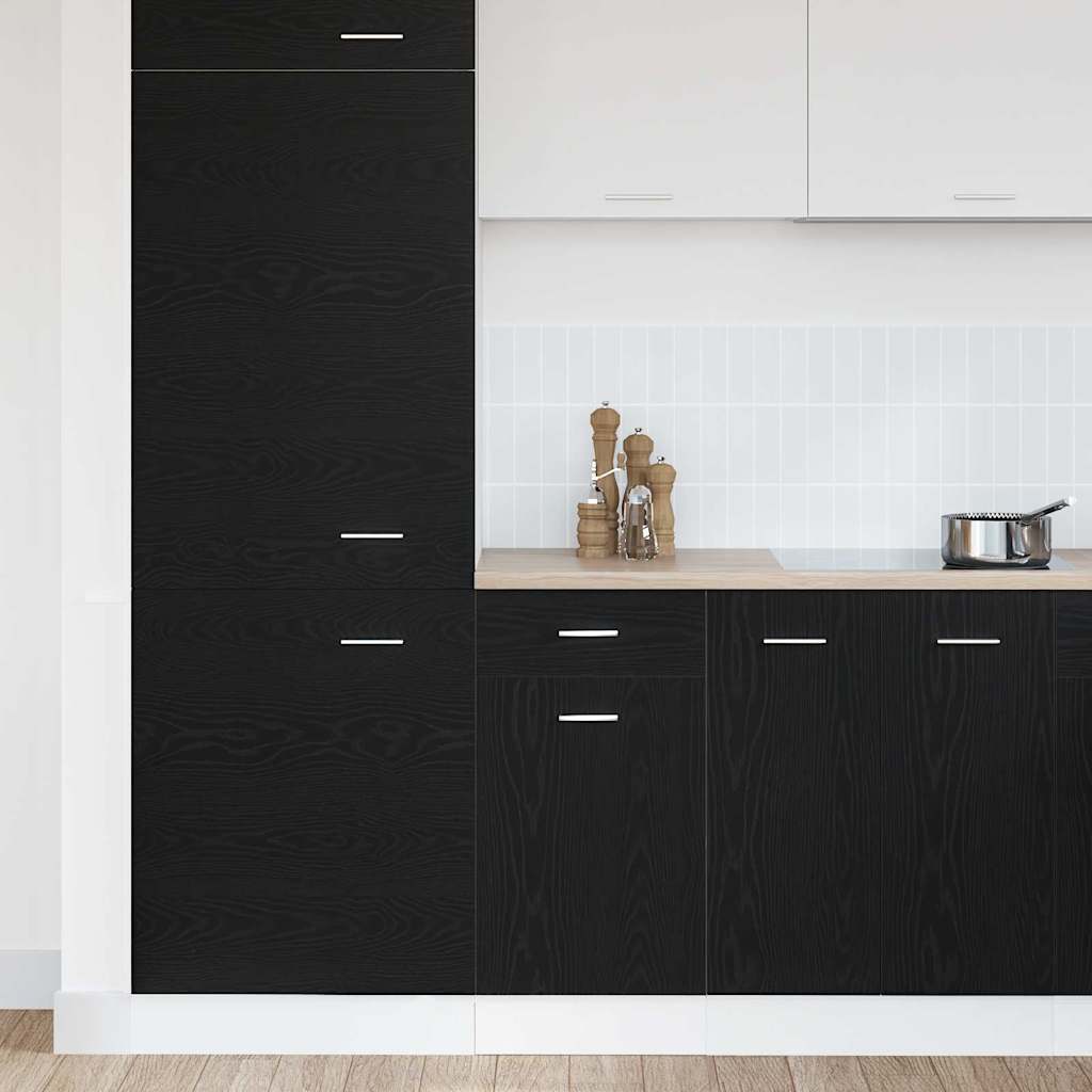 Hanging Cabinet Black Oak 40 x 46 x 81.5 cm Engineered Wood