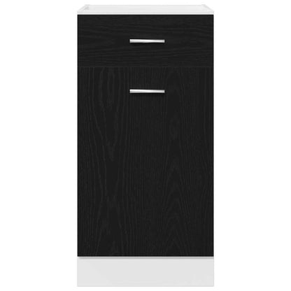 Hanging Cabinet Black Oak 40 x 46 x 81.5 cm Engineered Wood