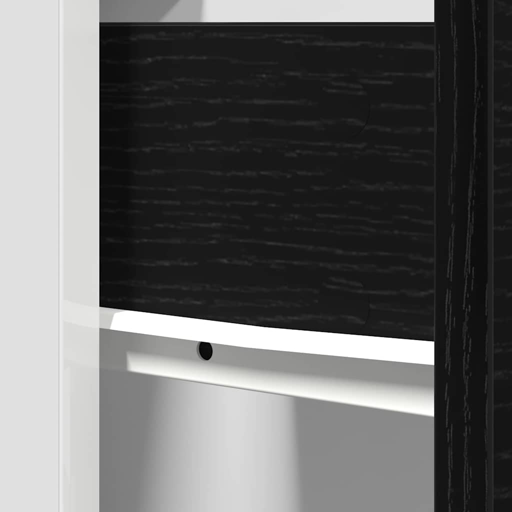 Hanging Cabinet Black Oak 50 x 46 x 81.5 cm Engineered Wood