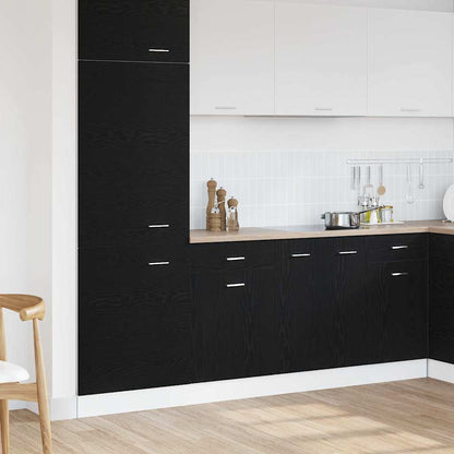 Hanging Cabinet Black Oak 50 x 46 x 81.5 cm Engineered Wood