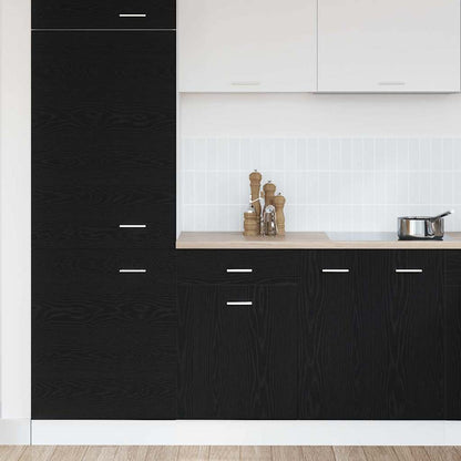 Hanging Cabinet Black Oak 50 x 46 x 81.5 cm Engineered Wood