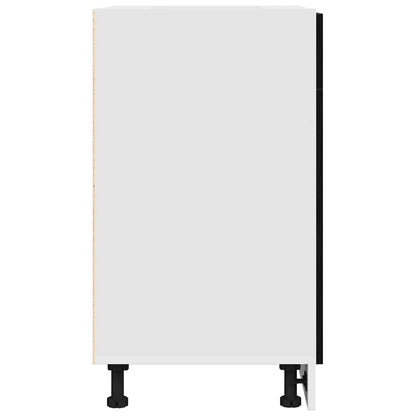 Hanging Cabinet Black Oak 50 x 46 x 81.5 cm Engineered Wood
