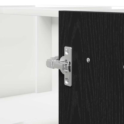 Hanging Cabinet Black Oak 75.5 x 75.5 x 80.5 cm Engineered Wood