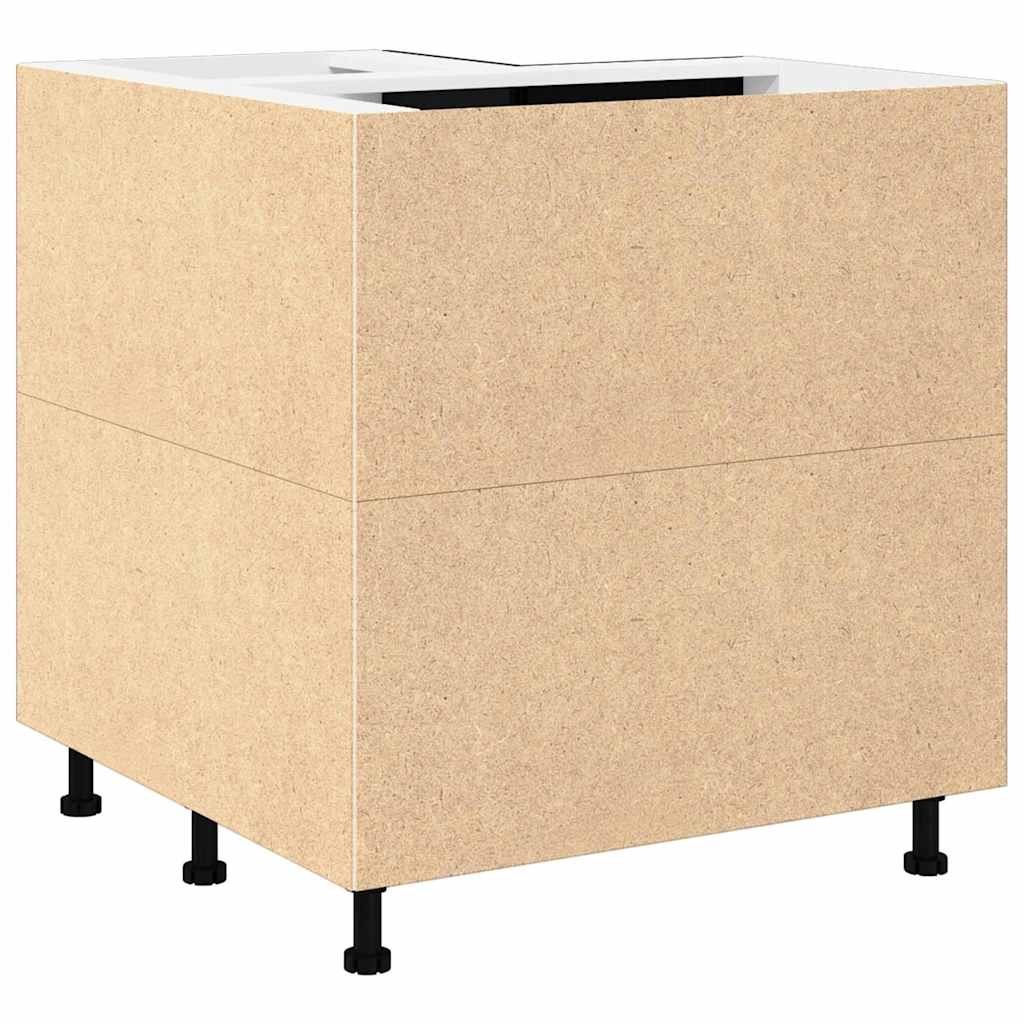 Hanging Cabinet Black Oak 75.5 x 75.5 x 80.5 cm Engineered Wood