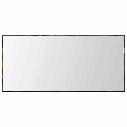 Mirror Wall-mounted Brown 80 x 37 cm Glass and Engineered Wood