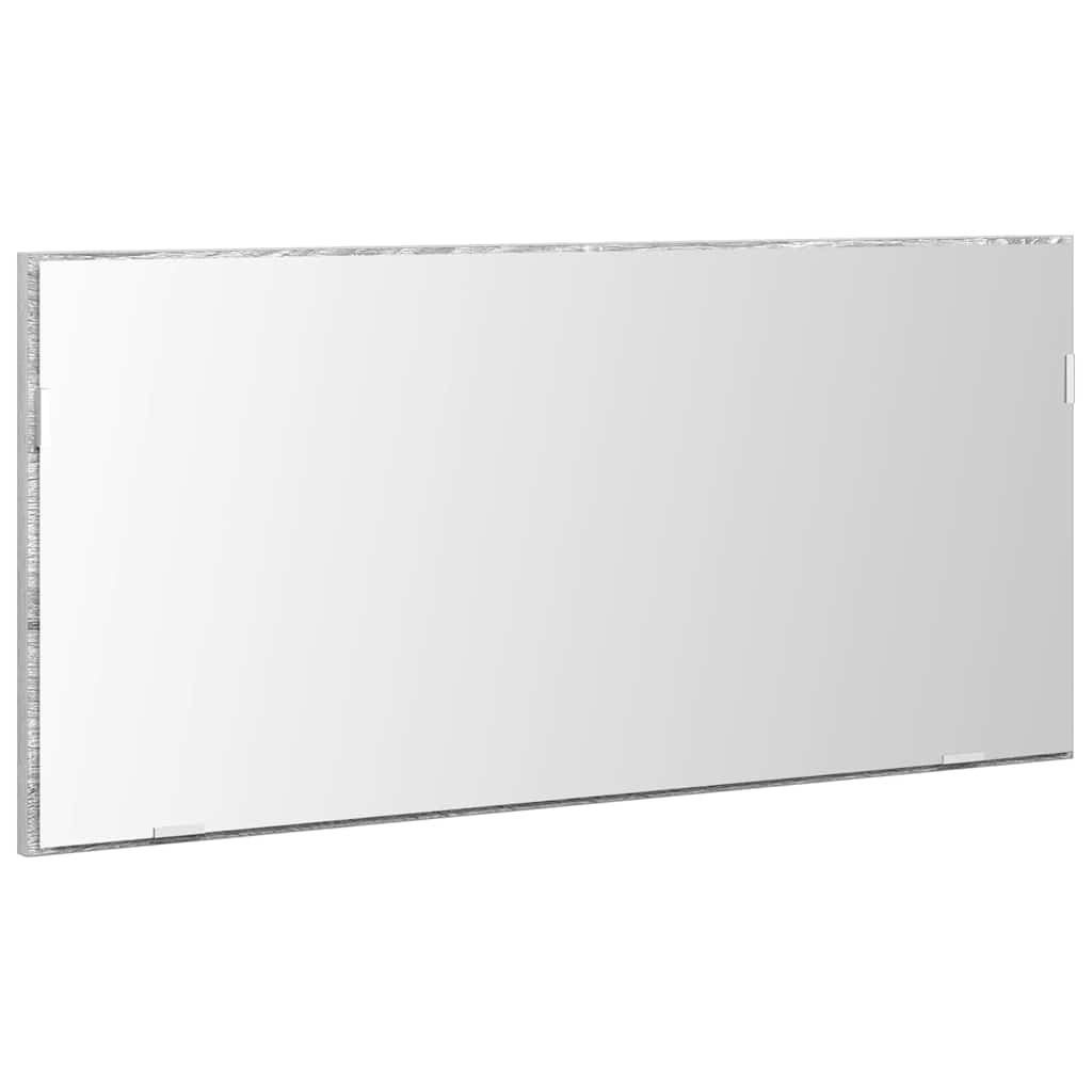 Mirror High grey sonoma 80 x 37 cm Glass and Engineered Wood