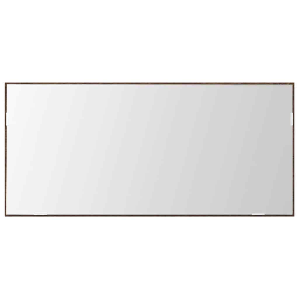 Mirror Brown oak 80 x 37 cm Glass and Engineered Wood