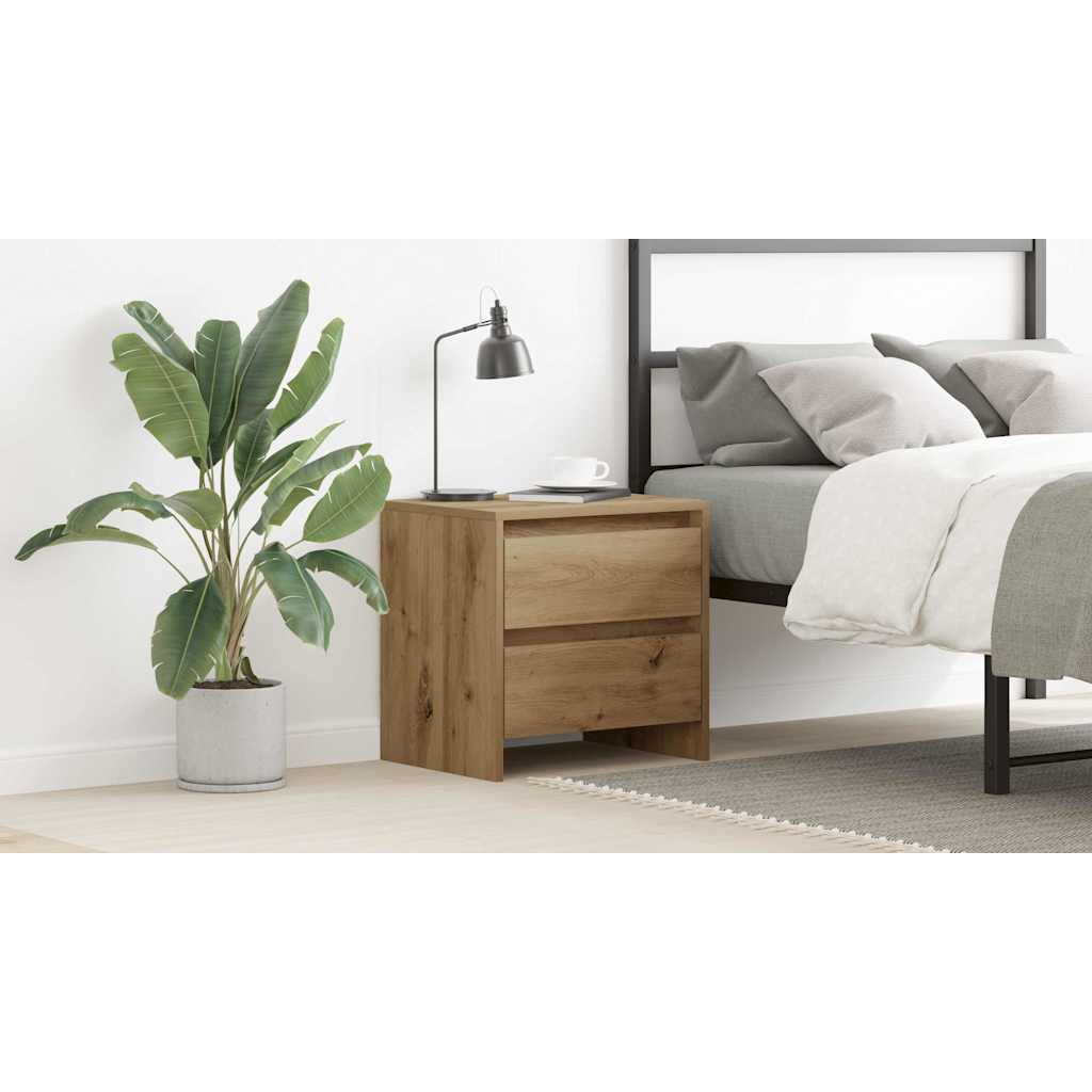 Bedside Cabinet Artisan Oak 45 x 34 x 44.5 cm Engineered Wood