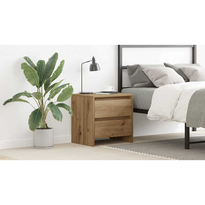 Bedside Cabinet Artisan Oak 45 x 34 x 44.5 cm Engineered Wood
