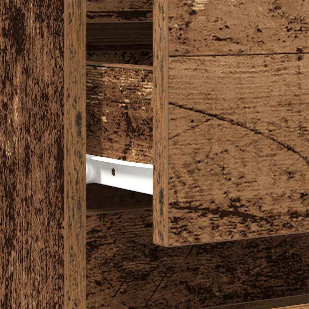 Bedside Cabinet Old Wood 40 x 35 x 70 cm Engineered Wood