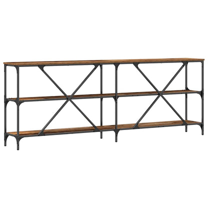 Console Table Old Wood 200 x 30 x 75 cm Engineered Wood