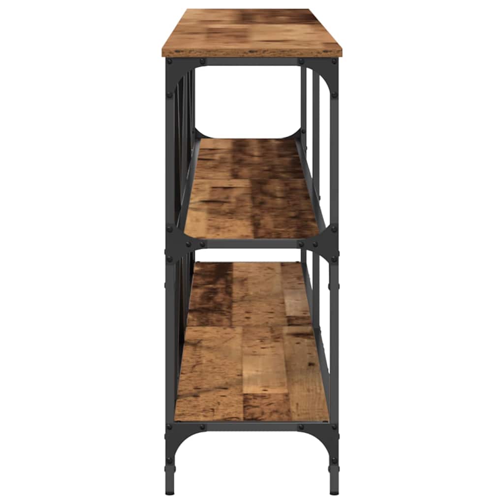 Console Table Old Wood 200 x 30 x 75 cm Engineered Wood