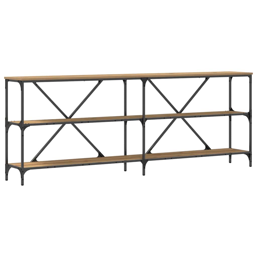 Console Table Artisian Oak 200 x 30 x 75 cm Engineered Wood