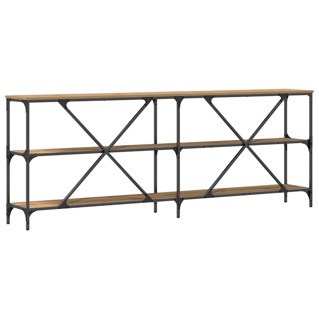 Console Table Artisian Oak 200 x 30 x 75 cm Engineered Wood