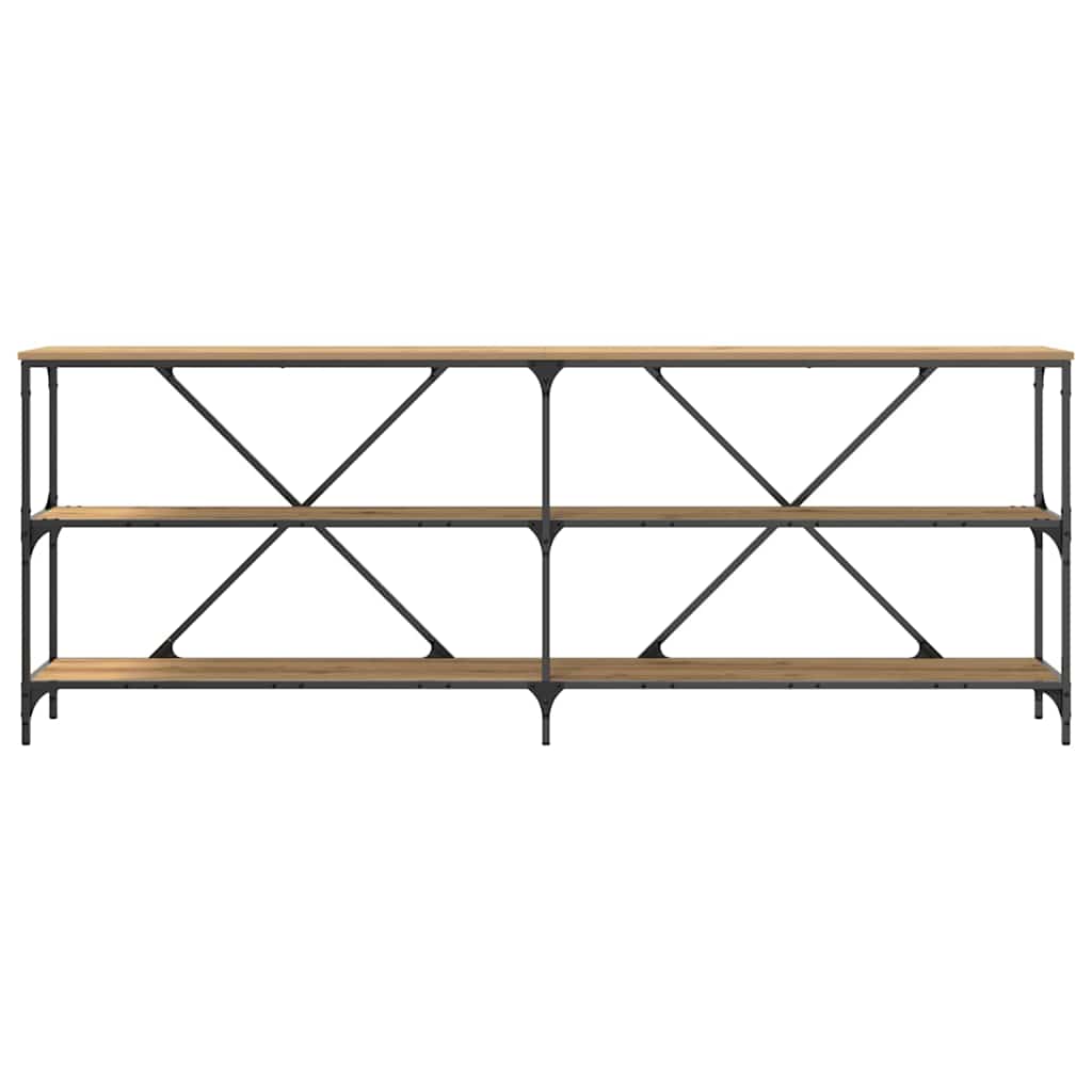 Console Table Artisian Oak 200 x 30 x 75 cm Engineered Wood