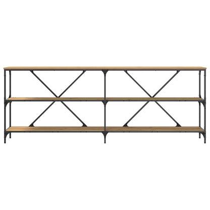 Console Table Artisian Oak 200 x 30 x 75 cm Engineered Wood