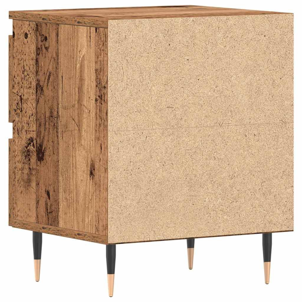 Bedside Cabinet Old Wood 40 x 35 x 50 cm Engineered Wood