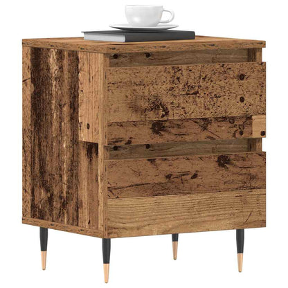 Bedside Cabinet Old Wood 40 x 35 x 50 cm Engineered Wood