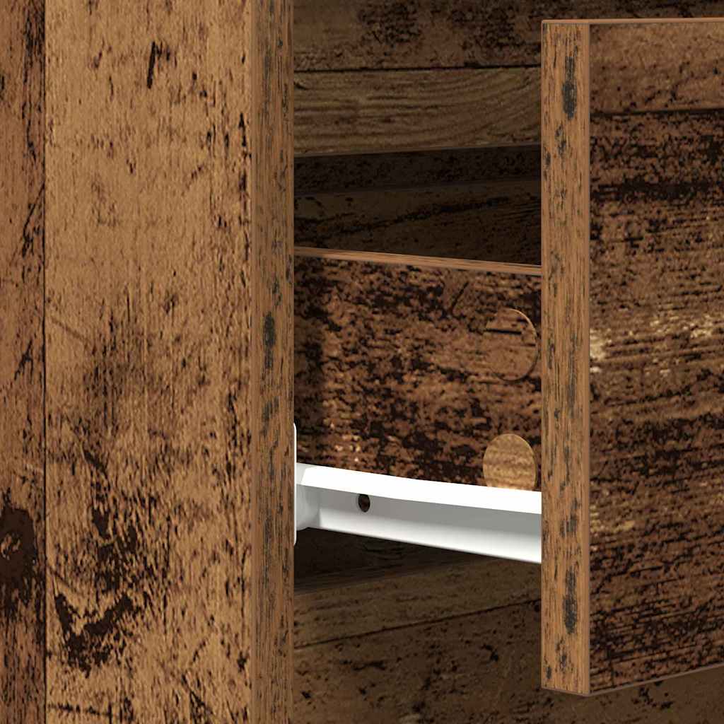 Sideboard with Drawer Old Wood 60 x 35 x 70 cm Engineered Wood