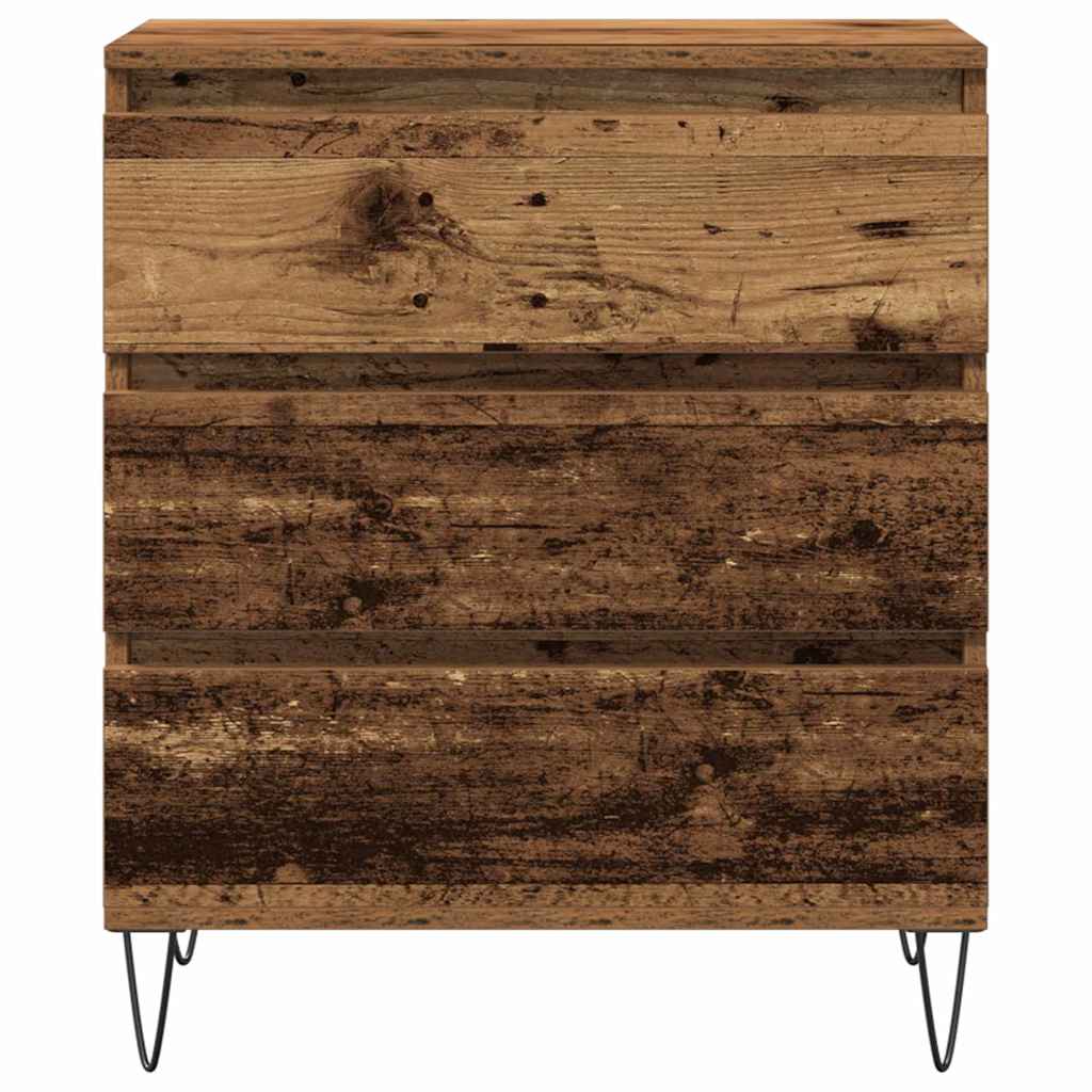 Sideboard with Drawer Old Wood 60 x 35 x 70 cm Engineered Wood